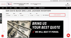 Desktop Screenshot of dondavisbuickgmc.com